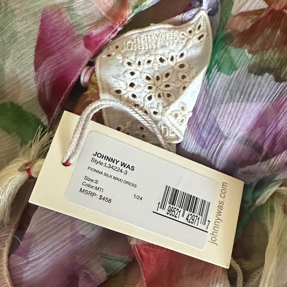 Johnny Was Vibrant Floral Maxi Dress - Picture 8 of 12